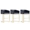 Manhattan Comfort Louvre Counter Stool in Black, 3PK 3-CS009-BK - alternate 8